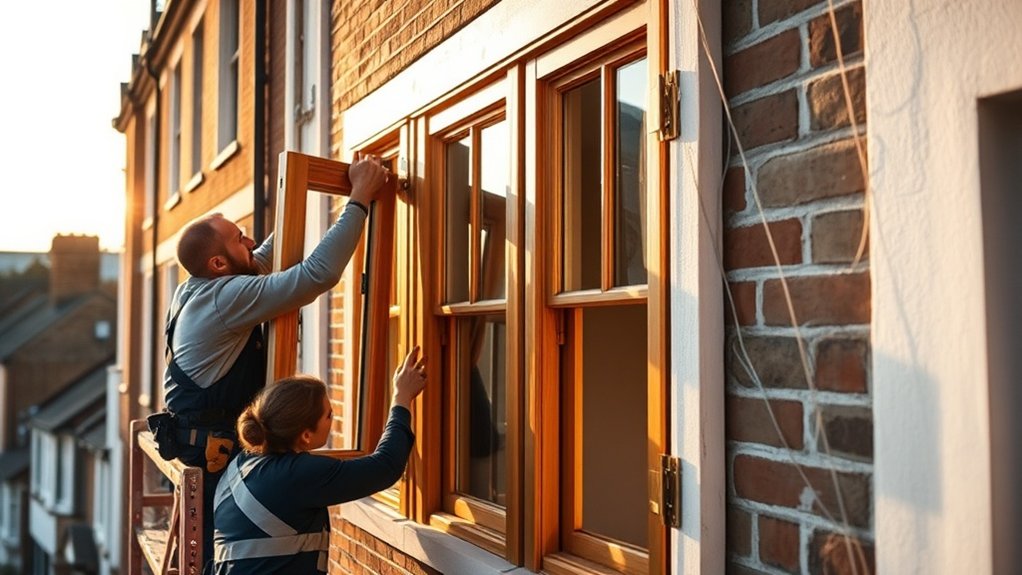 Wooden Window Installation Canning Town